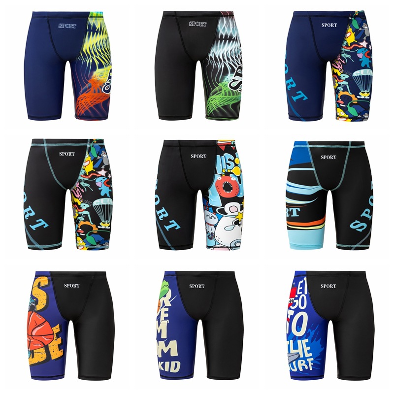 Men'S Formal Beach Wear - Heren Zwemshorts 2026 Nieuwe Cartoon High-Stretch