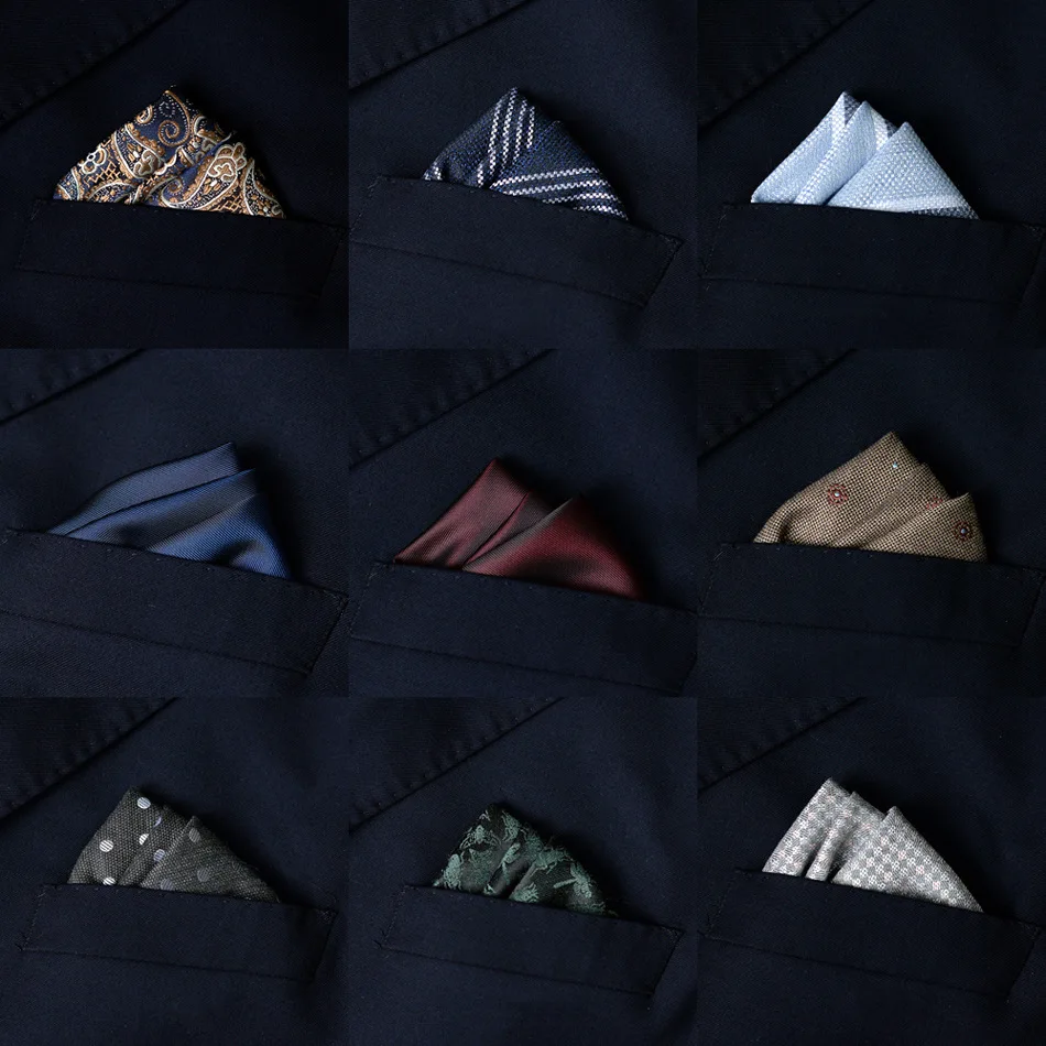 Pocket Square Set - 2 stuks heren pak zak handdoek