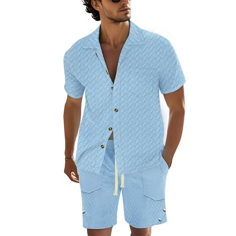 Men'S Formal Beach Wear - Hete Aanbieding Heren Korte Mouwen Sets