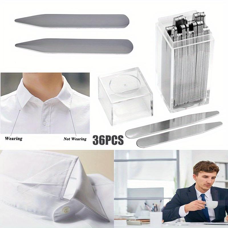 36 stuks RVS overhemdkraagsteu - Collar Stay Metal recensie en prijs