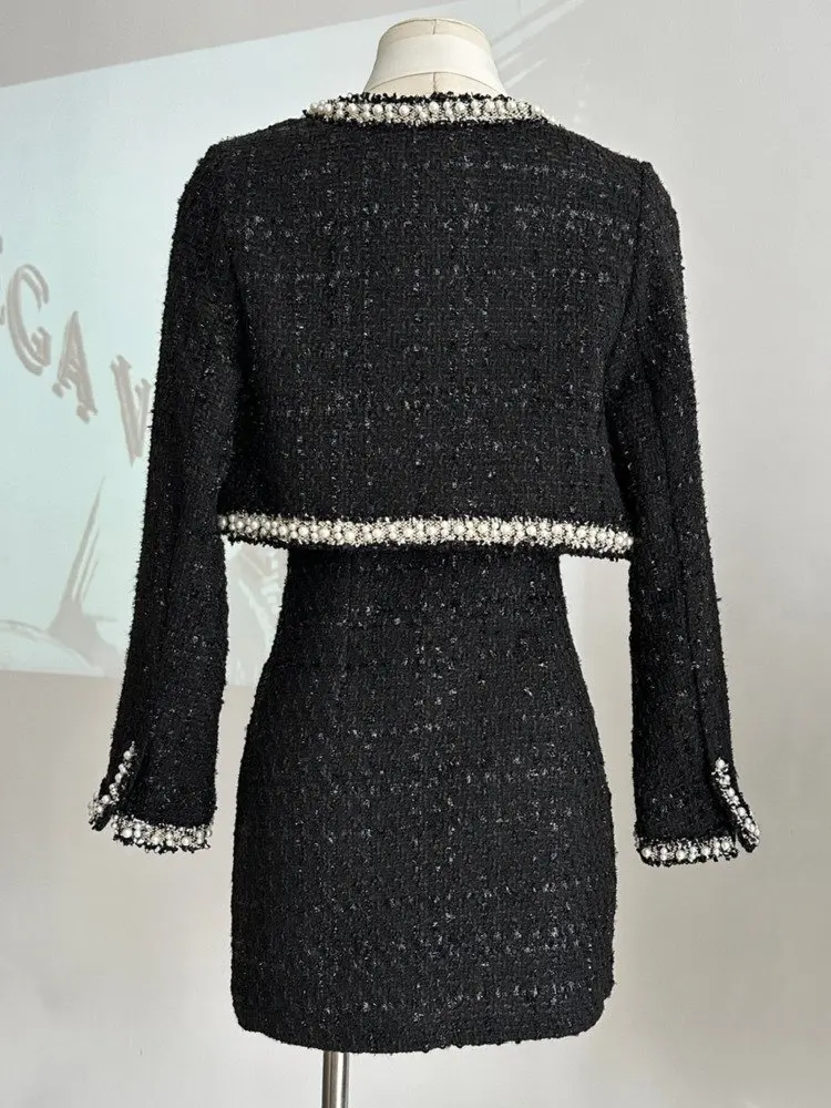Dames korte jas jas + jurk set - Wool Suit Jacket recensie en prijs