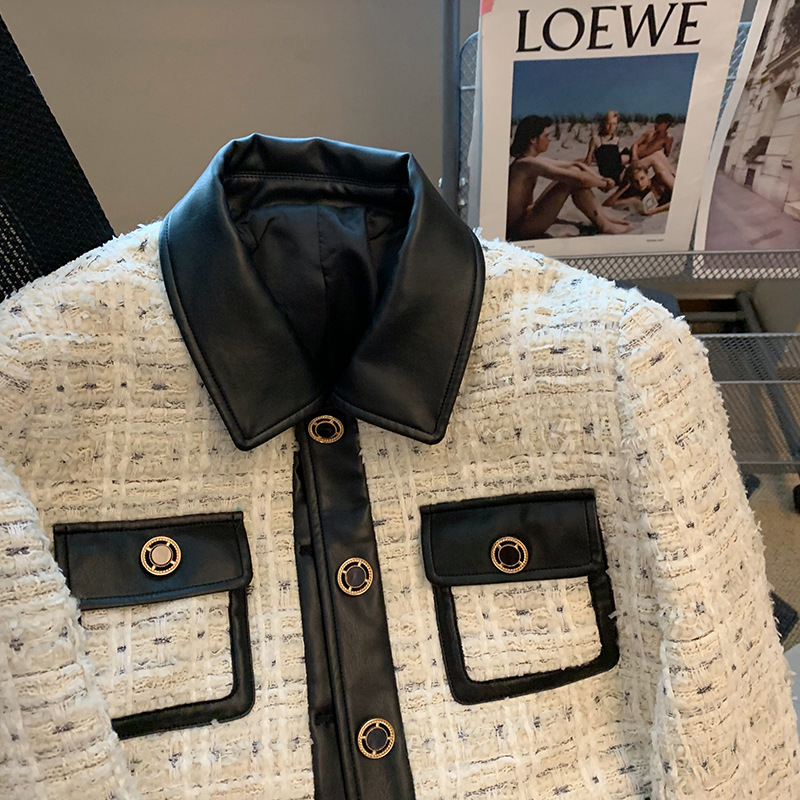 Contrasterende stiksels Tweed  - Wool Suit Jacket recensie en prijs