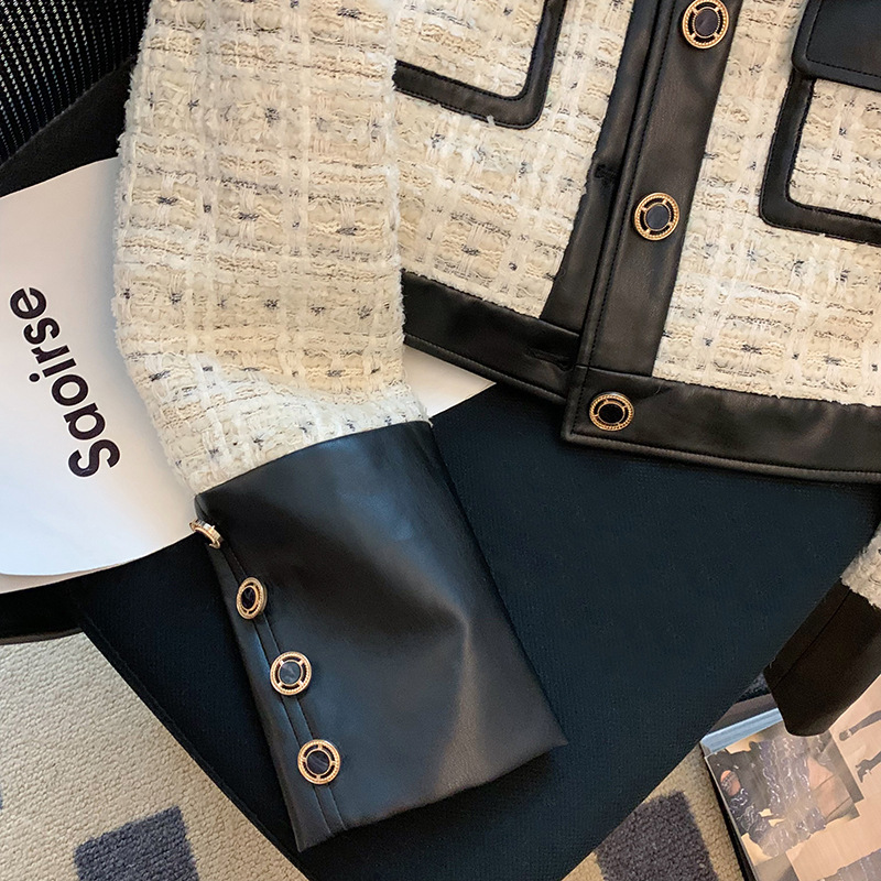 Contrasterende stiksels Tweed  - Wool Suit Jacket recensie en prijs