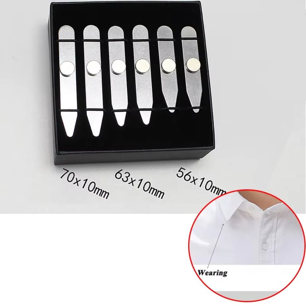6 stuks nieuwe magnetische kra - Collar Stay Metal recensie en prijs