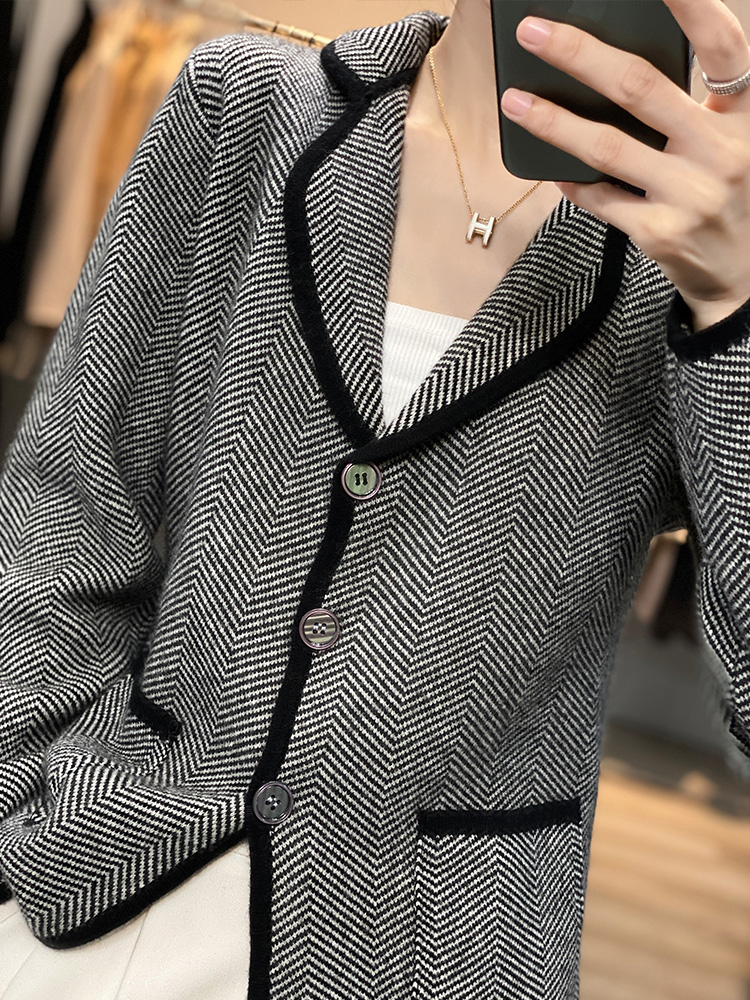 Herfst Winter Vrouwen Pure Cas - Wool Suit Jacket recensie en prijs