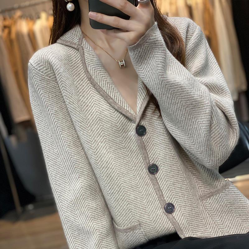 Herfst Winter Vrouwen Pure Cas - Wool Suit Jacket recensie en prijs