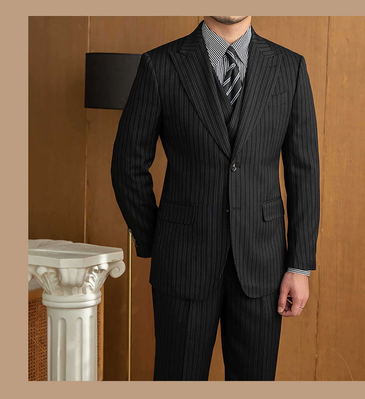 Commerciële herenpakken 3-deli - Wool Suit Jacket recensie en prijs