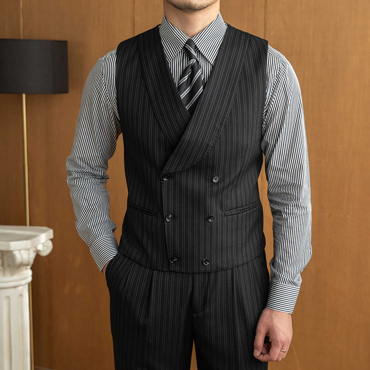 Commerciële herenpakken 3-deli - Wool Suit Jacket recensie en prijs
