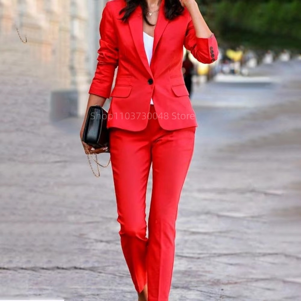 Mode Kantoor Dames Blazer en B - Wool Suit Jacket recensie en prijs